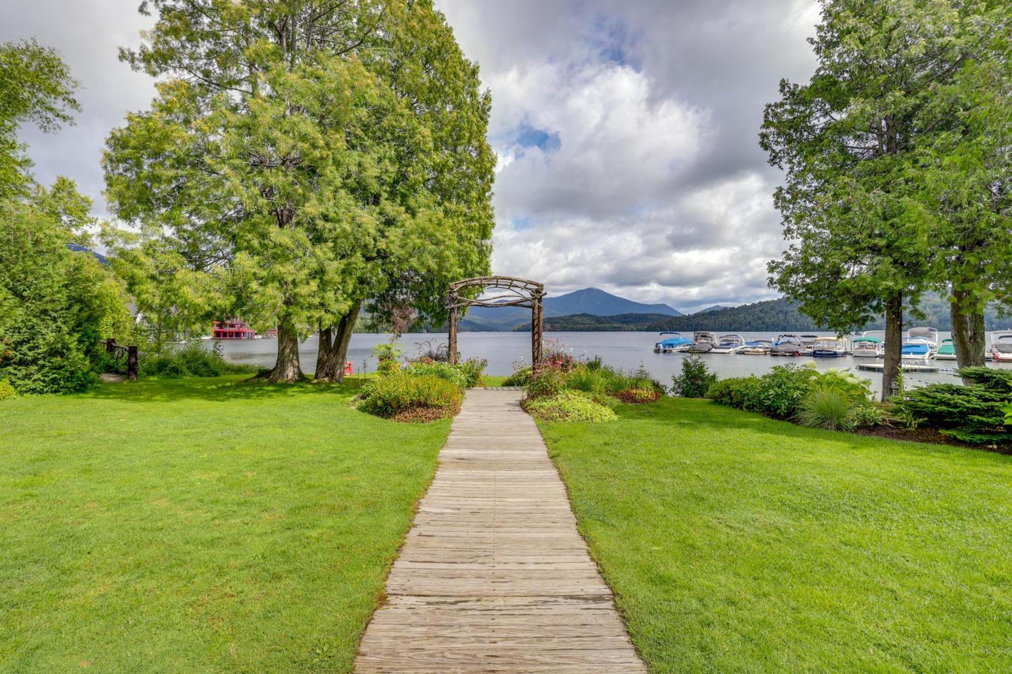 Lake Placid Condo With Patio - Walk To Beach! Εξωτερικό φωτογραφία